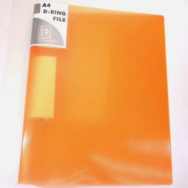 学校法人様向け ファイル ｄリングファイル ａ４ オレンジ 100均商品で経費削減 ぱちぱち通販