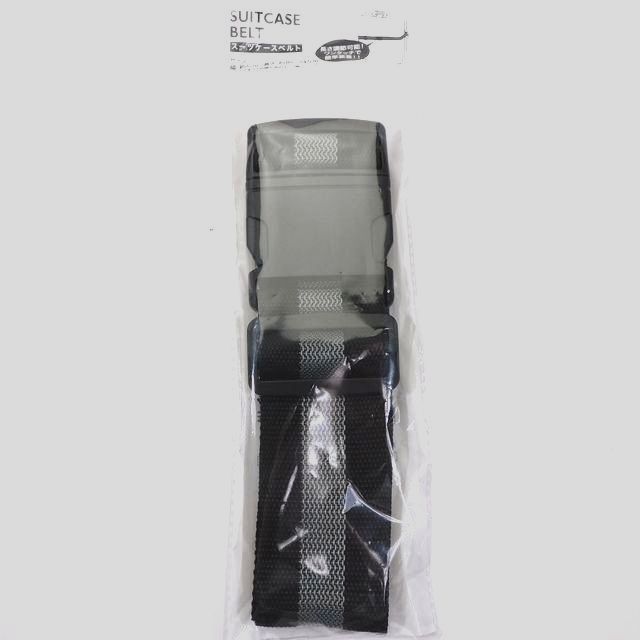 トラベル バック バックベルト バックハンガー スーツケースベルト ブラック 100均商品で経費削減 ぱちぱち通販