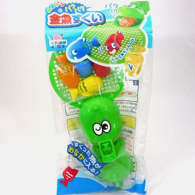 バス用品 バス用品 パクパク金魚すくい グリーン 100均商品で経費削減 ぱちぱち通販