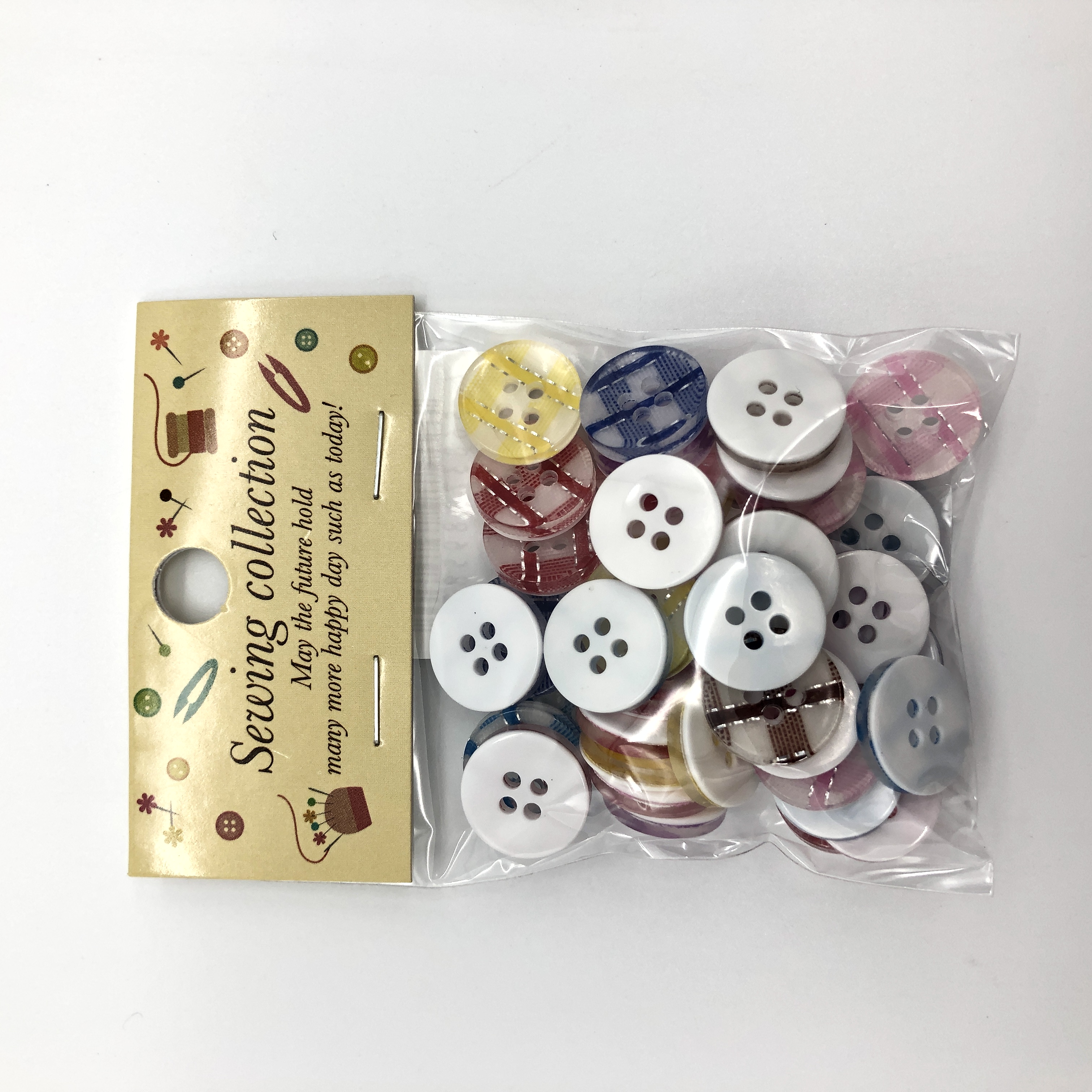 手芸用品 手芸用品 ボタンアソートa H柄 100均商品で経費削減 ぱちぱち通販