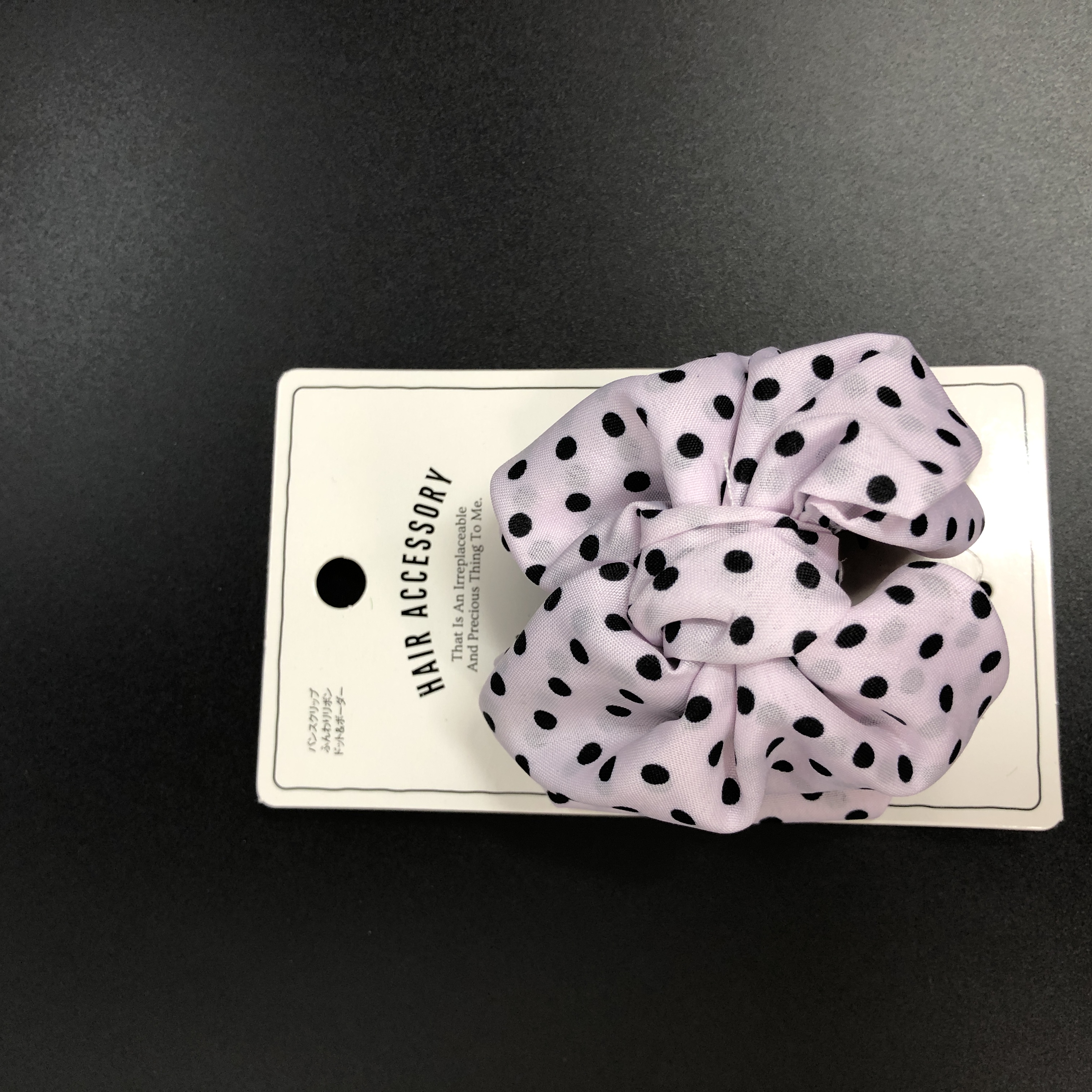 美容 コスメ ヘアー バンスクリップふんわりリボンドットボーダー D柄 100均商品で経費削減 ぱちぱち通販