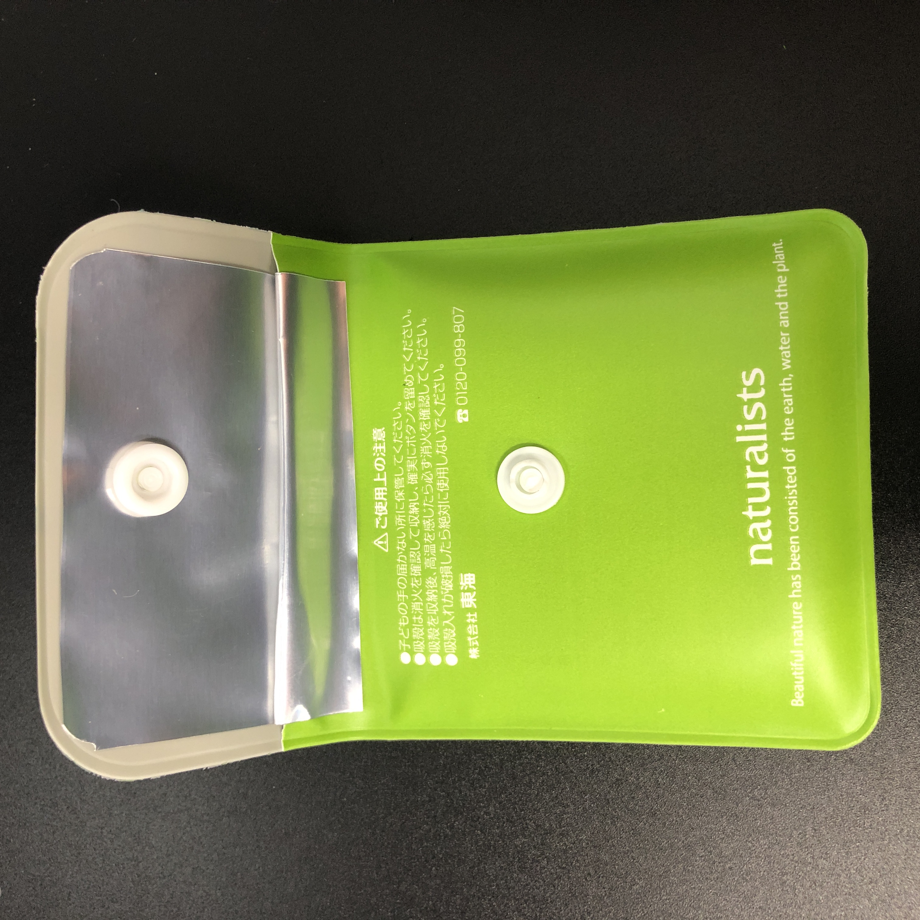 喫煙具 ろうそく 線香 灰皿 ソフト携帯灰皿 グリーン 100均商品で経費削減 ぱちぱち通販