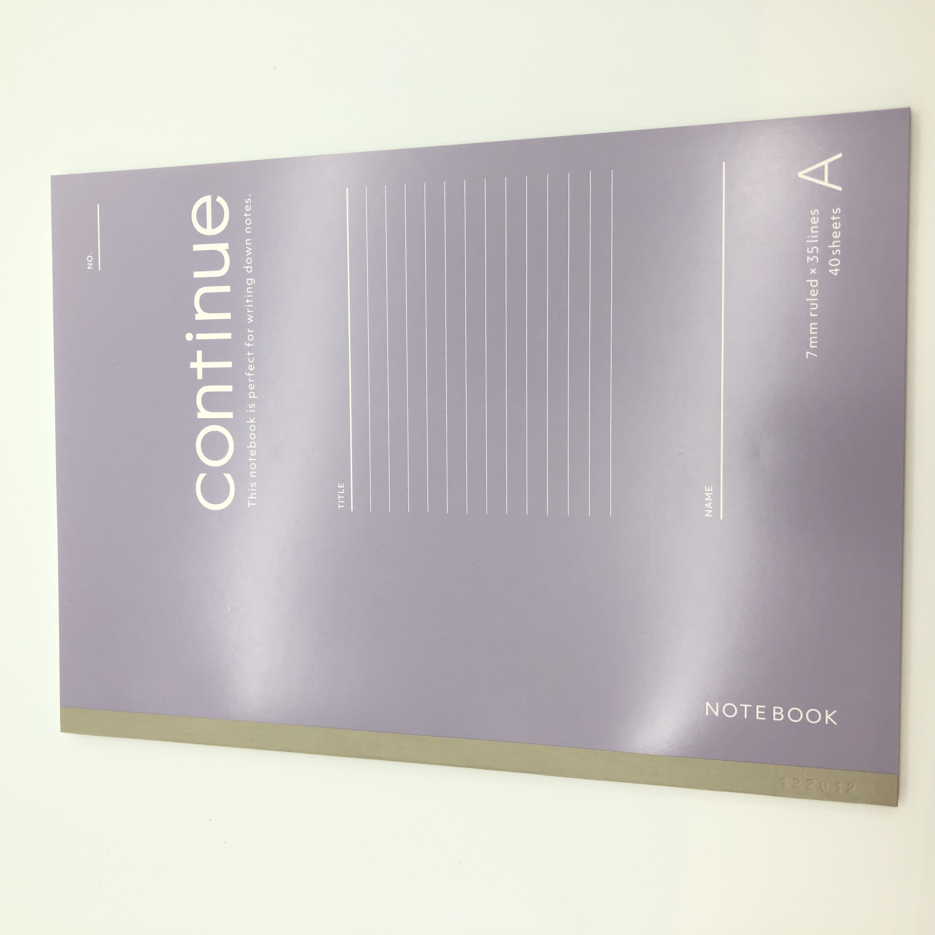 文具 ノート レポート用紙 ルーズリーフ ａ４ カラーノート ４０枚 ａ罫 A 100均商品で経費削減 ぱちぱち通販