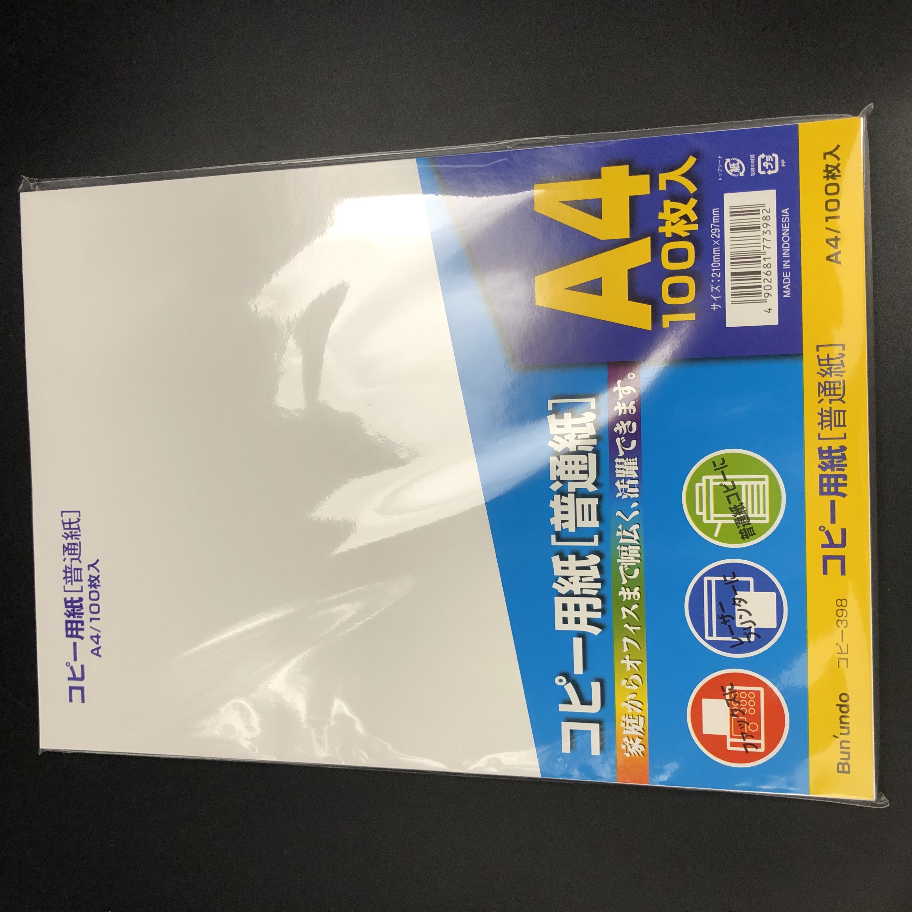 文具 コピー用紙 色紙 紙 ａ４コピー用紙 １００枚入 100均商品で経費削減 ぱちぱち通販