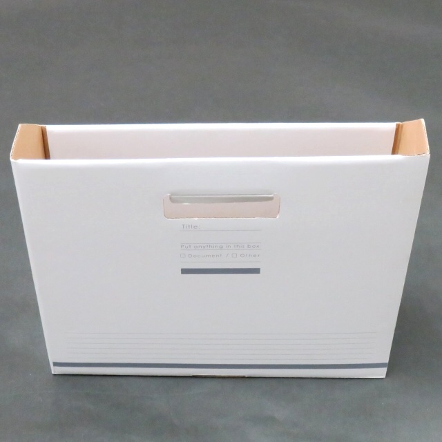 文具 収納用品 ブックカバー ブックスタンド 紙製ファイルボックス ａ４横 100均商品で経費削減 ぱちぱち通販