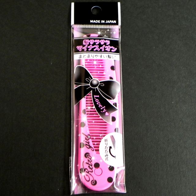 美容 コスメ ヘアー マイナスイオンコンパクトコーム 100均商品で経費削減 ぱちぱち通販