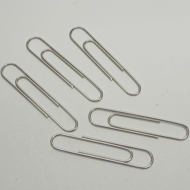 文具 クリップ ゼムクリップシルバー 特大 100均商品で経費削減 ぱちぱち通販