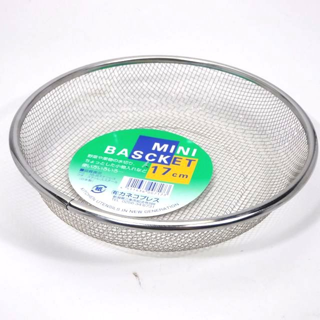 キッチン用品 台所用品 桶 ざる ボウル ステンレス浅型ザル 100均商品で経費削減 ぱちぱち通販