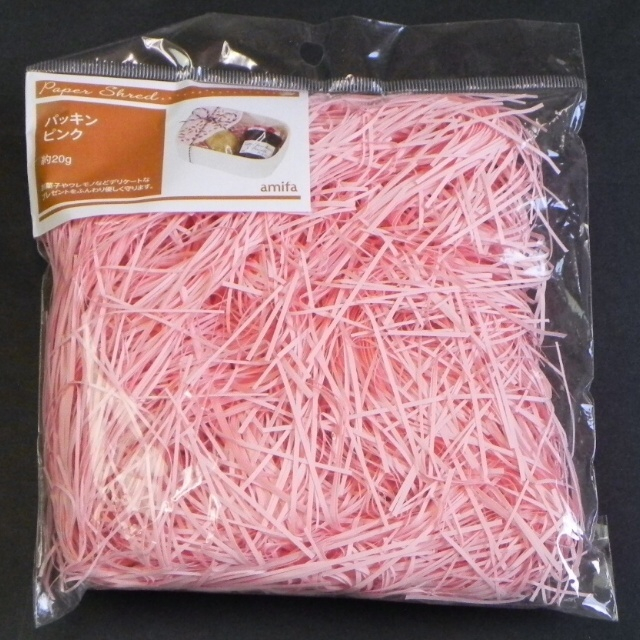 ラッピング用品 ペーパー パッキンピンク２０ｇ 100均商品で経費削減 ぱちぱち通販