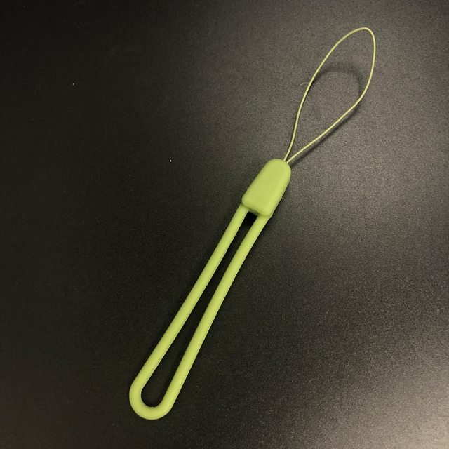 バッグ ポーチ キーホルダー キーホルダー シリコンストラップ グリーン 100均商品で経費削減 ぱちぱち通販