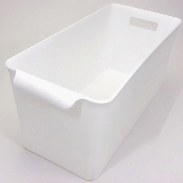 収納用品 :: バスケット :: ラッセバスケット スリム ホワイト - 100均商品で経費削減|ぱちぱち通販