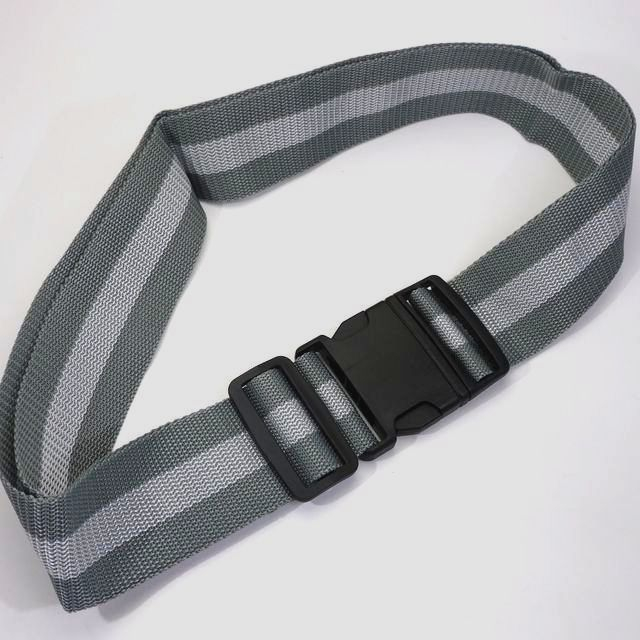 トラベル バック バックベルト バックハンガー スーツケースベルト グレー 100均商品で経費削減 ぱちぱち通販